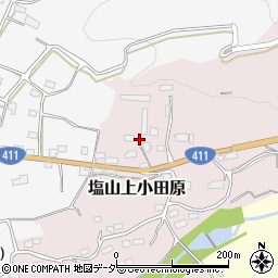 山梨県甲州市塩山上小田原563周辺の地図