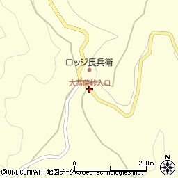 大菩薩峠入口周辺の地図