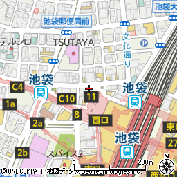 アパマンショップ　池袋西口店周辺の地図