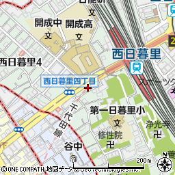 一合 西日暮里店周辺の地図