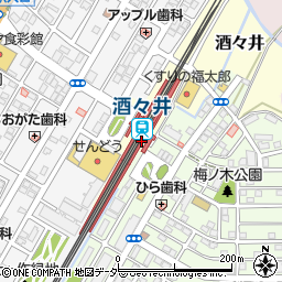 京葉銀行ＪＲ酒々井駅東口 ＡＴＭ周辺の地図