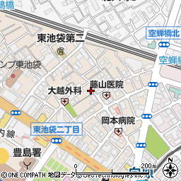 ニューヤマザキデイリーストア東池袋大橋店周辺の地図