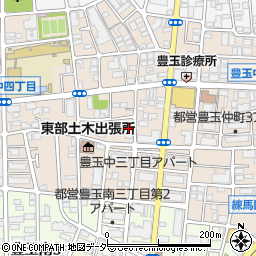 カギとドア修理コバヤシ　練馬店周辺の地図