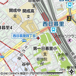 マンシヨン道灌山周辺の地図