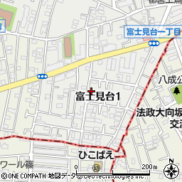 東京都練馬区富士見台1丁目周辺の地図