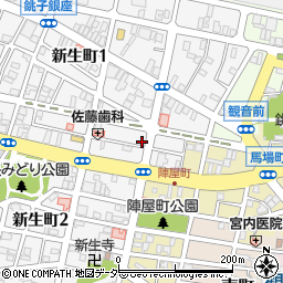 千葉県銚子市新生町2丁目6-17周辺の地図