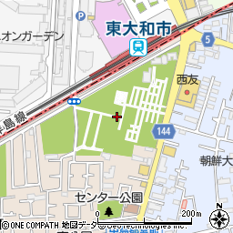 東京都薬用植物園周辺の地図
