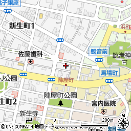 千葉県銚子市新生町2丁目8-5周辺の地図