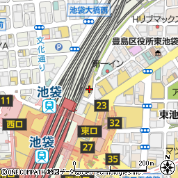 ｍｅｄｉｓｔｏｒｅ池袋　ピーダッシュ・パルコ店周辺の地図