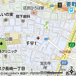 シティハウス千早町周辺の地図