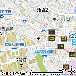 東京都豊島区西池袋5丁目3周辺の地図
