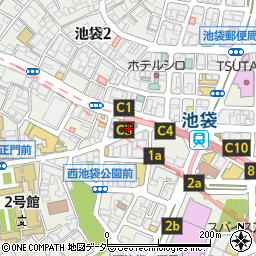 東京都豊島区西池袋5丁目1周辺の地図