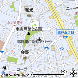 都営奥戸新町アパート６号棟周辺の地図