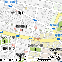 千葉県銚子市新生町2丁目6-16周辺の地図