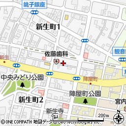 千葉県銚子市新生町2丁目6-24周辺の地図