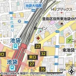 大成有楽不動産販売株式会社　池袋センター周辺の地図