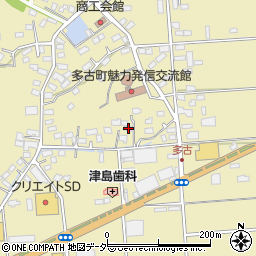 千葉県香取郡多古町多古2423周辺の地図