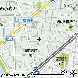 東京都江戸川区西小岩1丁目11-10周辺の地図