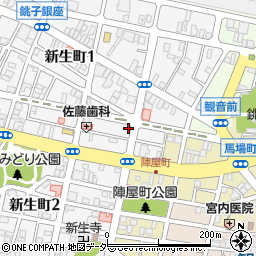 千葉県銚子市新生町2丁目6-15周辺の地図