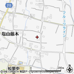 山梨県甲州市塩山藤木2081周辺の地図