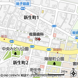 千葉県銚子市新生町2丁目6-25周辺の地図