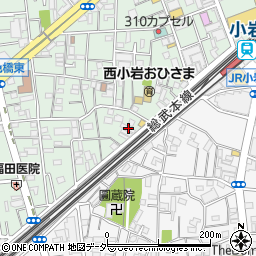 東京都江戸川区西小岩1丁目13-20周辺の地図