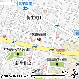 千葉県銚子市新生町2丁目6-26周辺の地図