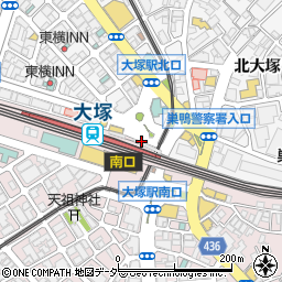 エクセルシオールカフェ 大塚駅前店周辺の地図