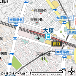 ホテルベルクラシック東京周辺の地図
