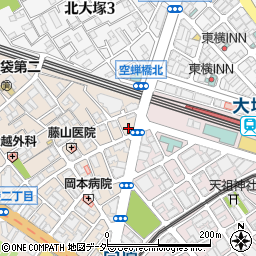 東京都豊島区東池袋2丁目14-8周辺の地図