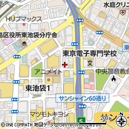 東京都豊島区東池袋1丁目31-4周辺の地図