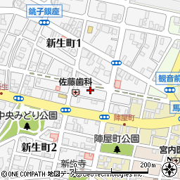 千葉県銚子市新生町2丁目6-11周辺の地図