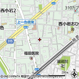 東京都江戸川区西小岩1丁目11-12周辺の地図