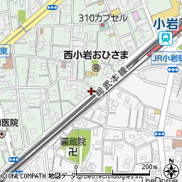 東京都江戸川区西小岩1丁目13-18周辺の地図