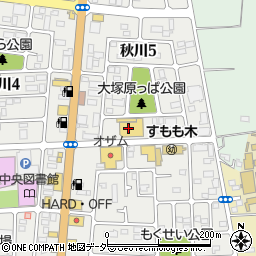 ドラッグストアセキ　秋川店周辺の地図