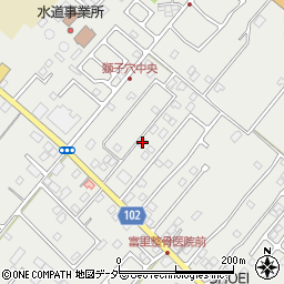 千葉県富里市七栄724-18周辺の地図