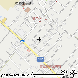 千葉県富里市七栄724-37周辺の地図