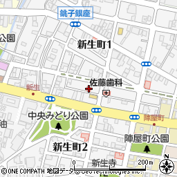 千葉県銚子市新生町2丁目5-18周辺の地図