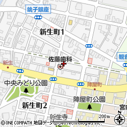 千葉県銚子市新生町2丁目6-5周辺の地図