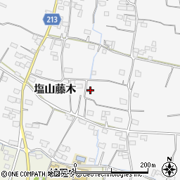 山梨県甲州市塩山藤木2075周辺の地図