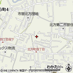 千葉県市川市北方町4丁目1710周辺の地図