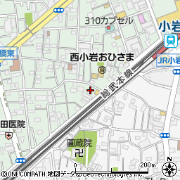 東京都江戸川区西小岩1丁目13-16周辺の地図