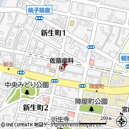 千葉県銚子市新生町2丁目6-4周辺の地図