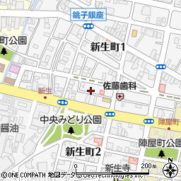 千葉県銚子市新生町2丁目5-22周辺の地図