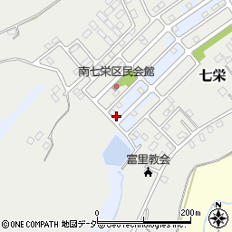 千葉県富里市七栄93-26周辺の地図