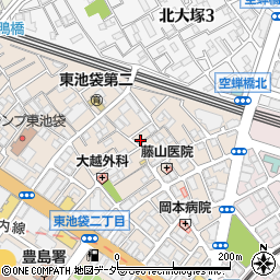 東京都豊島区東池袋2丁目30-8周辺の地図