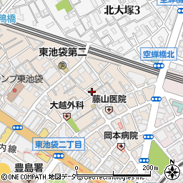 東京都豊島区東池袋2丁目30-8周辺の地図