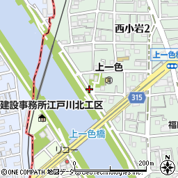 東京都江戸川区西小岩2丁目2周辺の地図