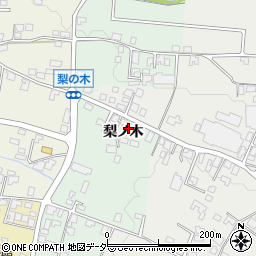 長野県駒ヶ根市赤穂梨ノ木周辺の地図