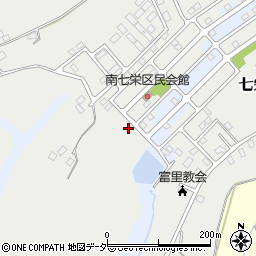 千葉県富里市七栄93-50周辺の地図